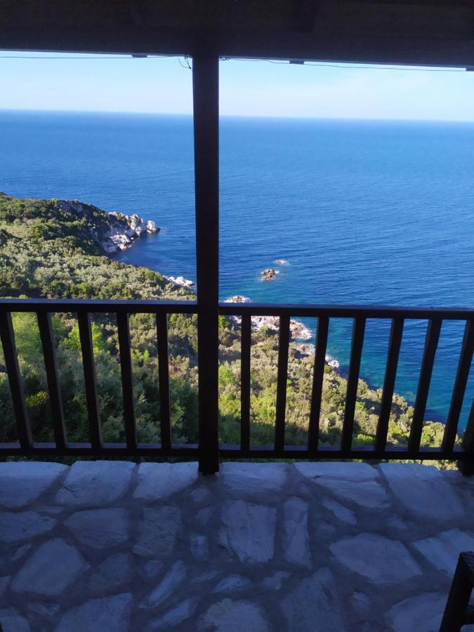 Triple Studio Room With The Most Beatifull View In Mylopotamos Tsagkarada Exterior foto